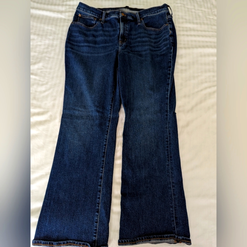 J. Crew Women's Boot Cut Jeans - Dark Blue